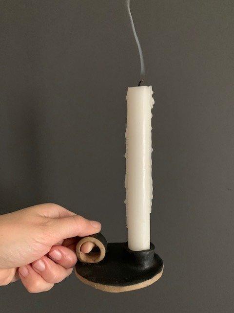Handmade ceramic candle holder, a thoughtful handmade gift