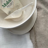 Handmade stoneware kitchen scoop for coffee or sugar by Muddy Heart