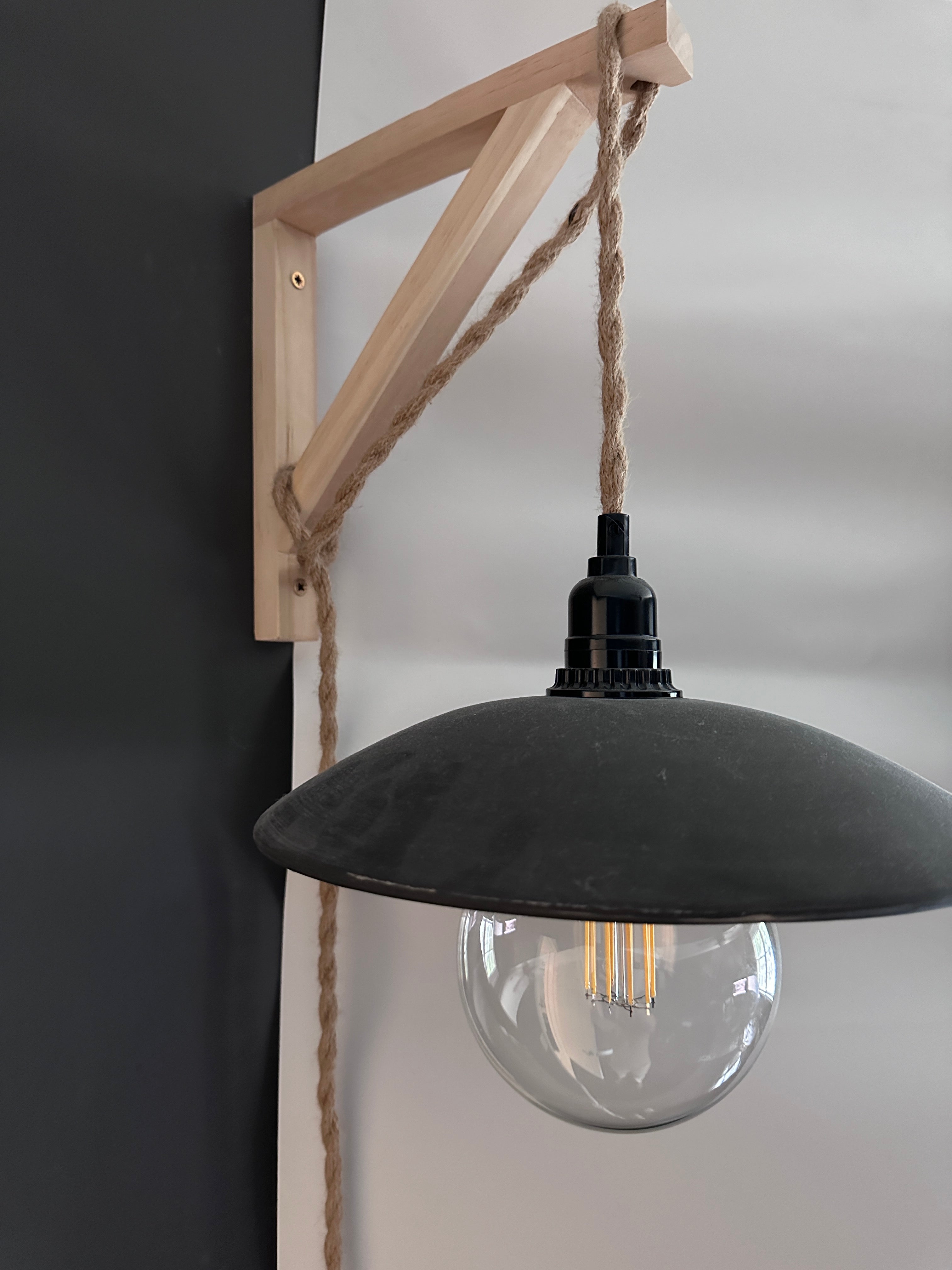Wall mounting hardware for hanging handmade ceramic bells and wall art