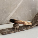Handmade Aged Incense Holder | Geometric Old World Charm
