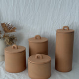 Handmade Ceramic Kitchen Canisters | Handmade Storage in 18 Neutral Tones — Muddy Heart, slow-made in North Carolina