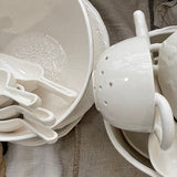 Handmade stoneware kitchen scoop for coffee or sugar by Muddy Heart