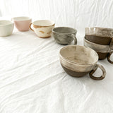 Handmade ceramic mug, fully functional seconds-sale piece
