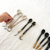 Handmade sculptural ceramic serving spoon, seconds sale