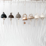 Handmade ceramic bell with a lovely ring, sample design