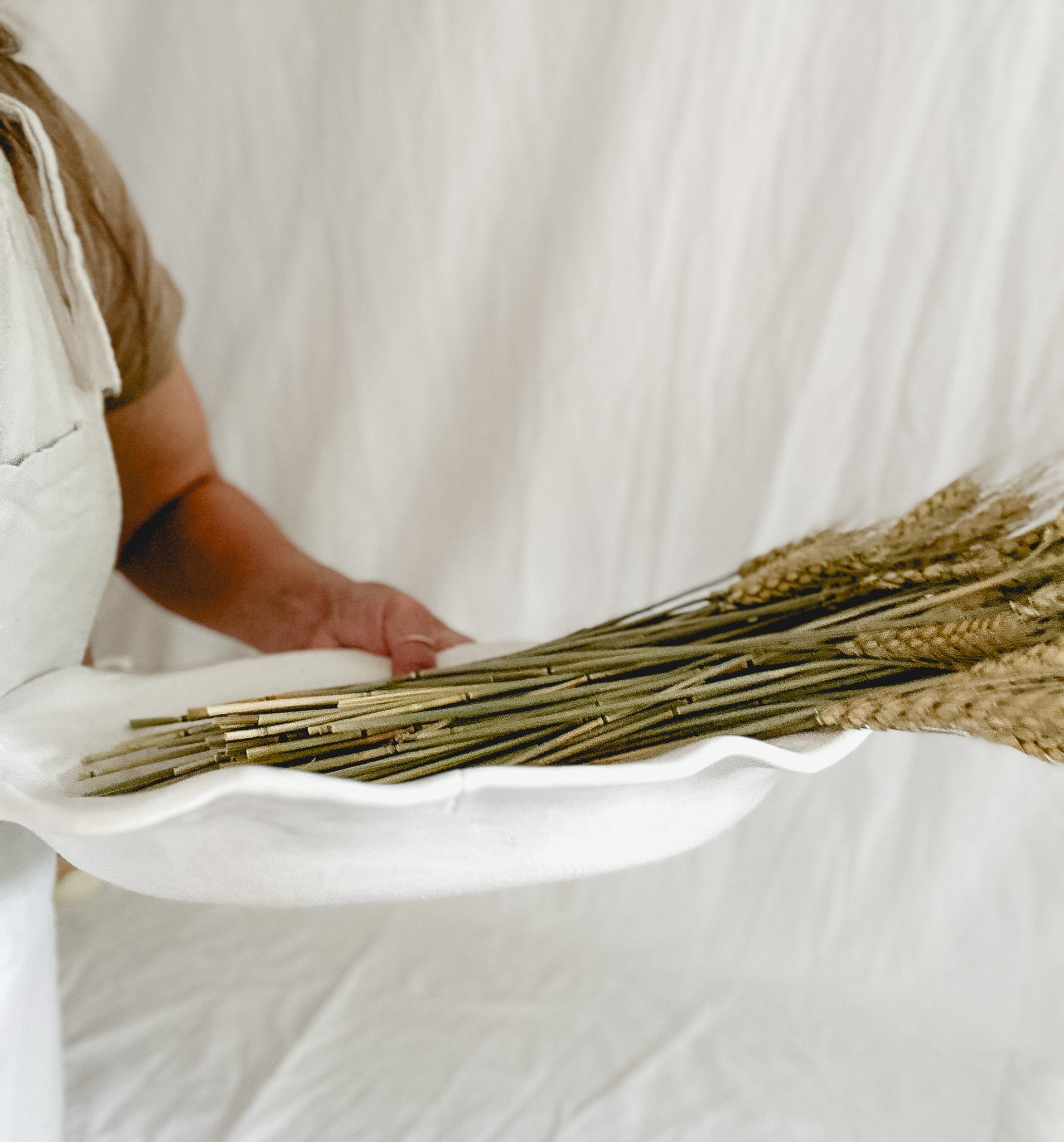 Large handmade rustic ceramic serving platter, 14 inches long, food-safe seconds-sale piece from Muddy Heart