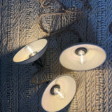 Customizable plug-in ceramic pendant lighting in neutral tones