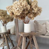 Handmade ceramic canister vase for kitchen utensils or flowers in a neutral finish