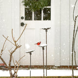 Handmade stoneware bird feeder and bath with pressed flower and leaf detailing for the garden.