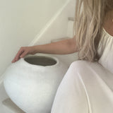 Statement ceramic vessel hand-built in a Cary, NC studio