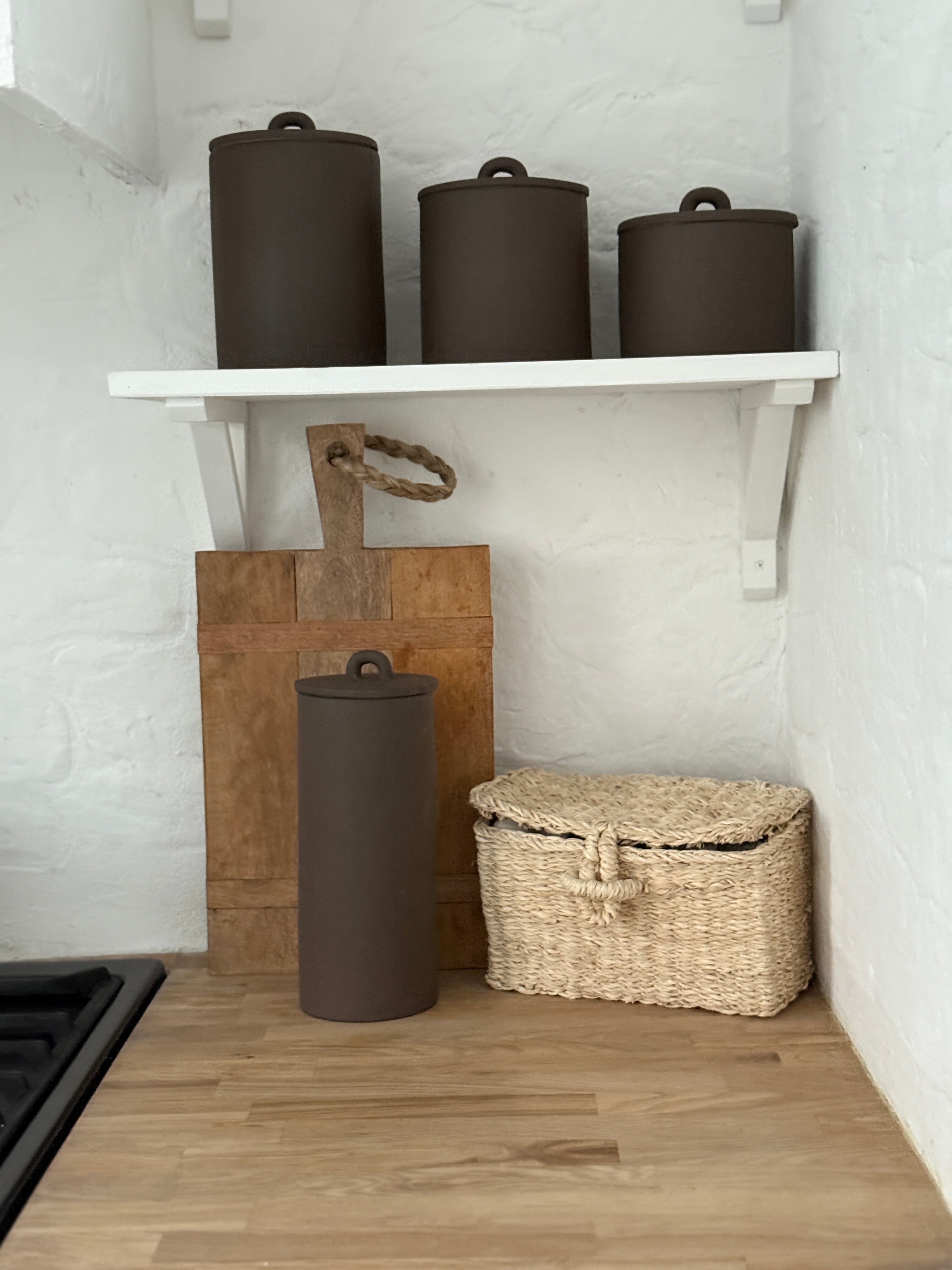 Handmade Ceramic Kitchen Canisters | Handmade Storage in 18 Neutral Tones — Muddy Heart, slow-made in North Carolina