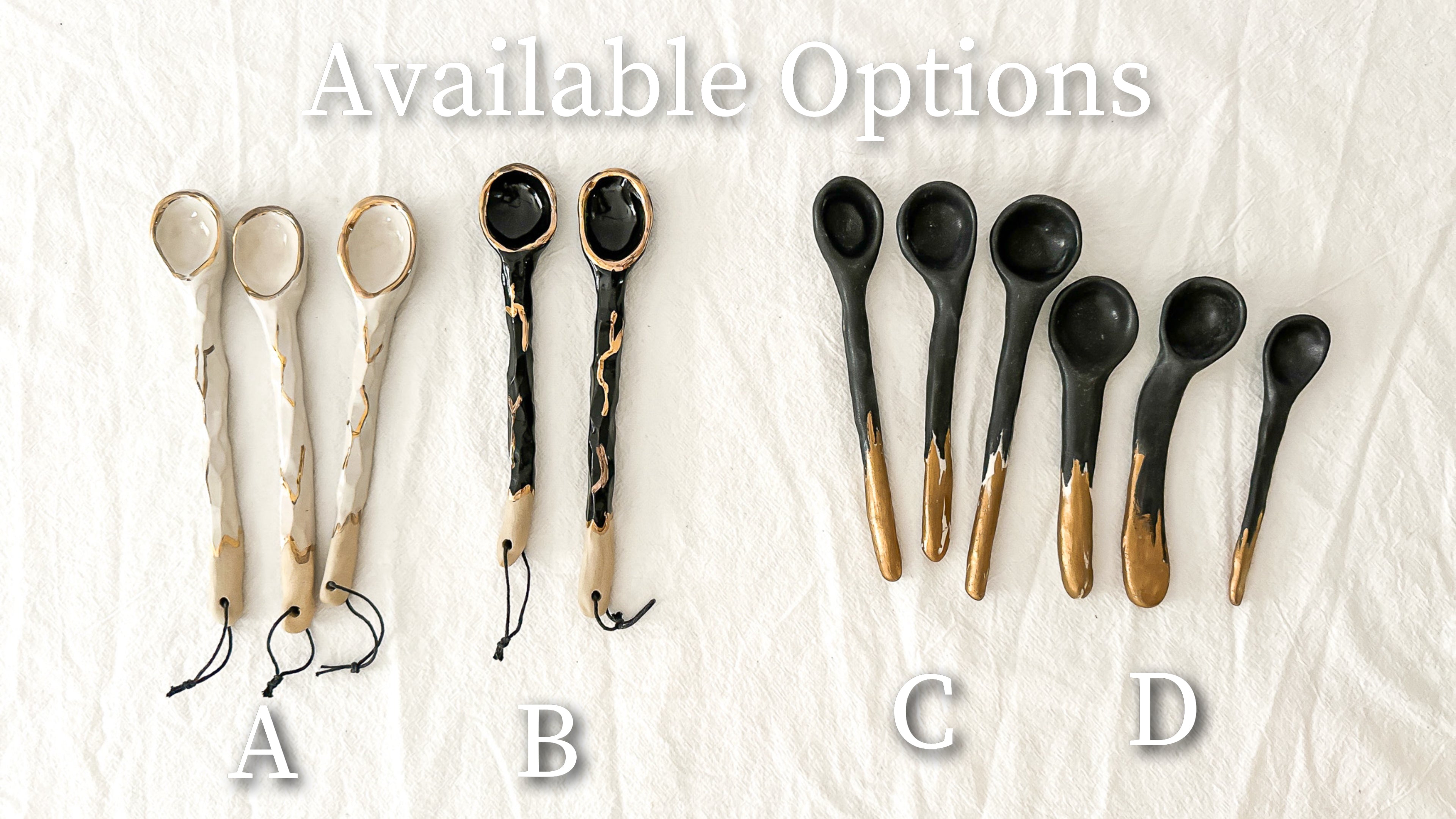 Artisan ceramic spoon with a deep glaze tone, discontinued design