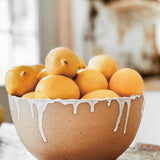 Handmade drip-glaze ceramic bowl by Muddy Heart